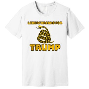 Libertarians For Trump Gadsden Premium T-Shirt