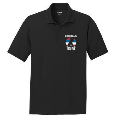 Liberals For Trump 2024 Take America Back Election Funny Gift PosiCharge RacerMesh Polo