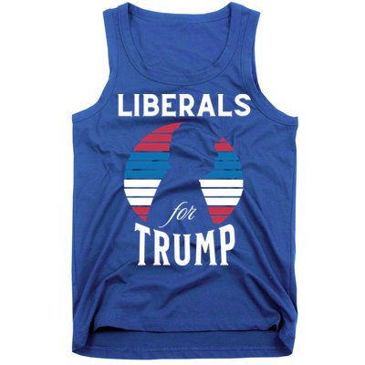 Liberals For Trump 2024 Take America Back Election Funny Gift Tank Top