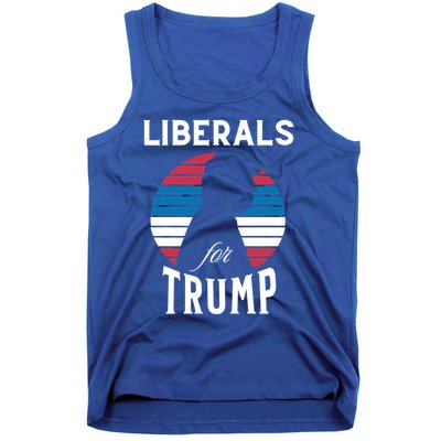 Liberals For Trump 2024 Take America Back Election Funny Gift Tank Top