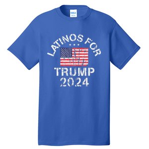 Latinos For Trump 2024 Tall T-Shirt