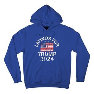 Latinos For Trump 2024 Tall Hoodie