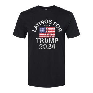 Latinos For Trump 2024 Softstyle CVC T-Shirt