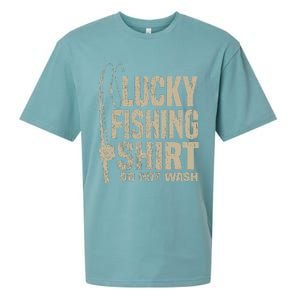 Lucky Fishing Top Do Not Wash. Great Gift for Dad Mom Sueded Cloud Jersey T-Shirt