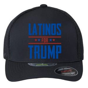 Latinos For Trump 2024 Flexfit Unipanel Trucker Cap