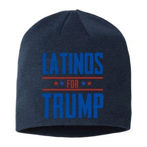 Latinos For Trump 2024 Sustainable Beanie