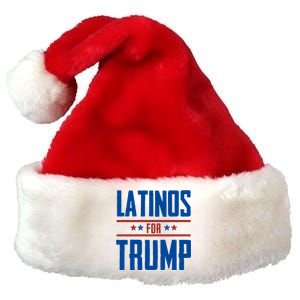 Latinos For Trump 2024 Premium Christmas Santa Hat