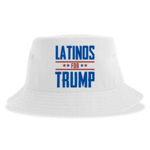 Latinos For Trump 2024 Sustainable Bucket Hat