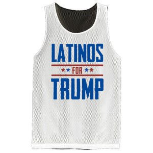 Latinos For Trump 2024 Mesh Reversible Basketball Jersey Tank