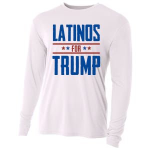 Latinos For Trump 2024 Cooling Performance Long Sleeve Crew