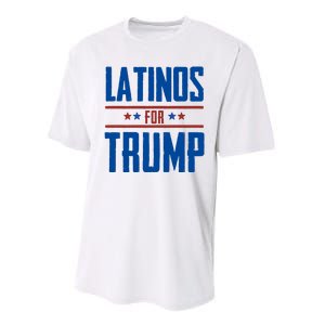 Latinos For Trump 2024 Performance Sprint T-Shirt