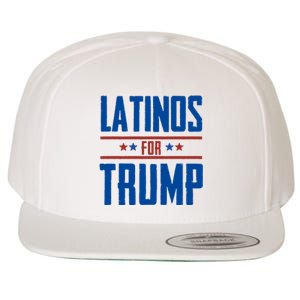 Latinos For Trump 2024 Wool Snapback Cap