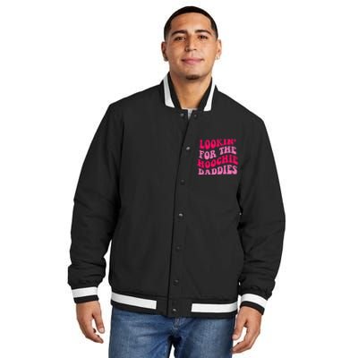 Lookin For The Hoochie Daddies Quote Insulated Varsity Jacket