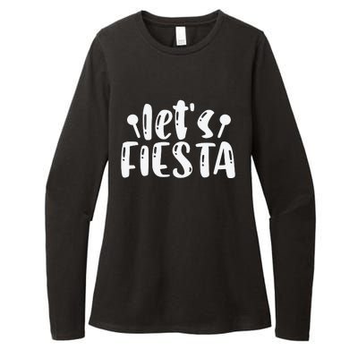 Let's Fiesta T Womens CVC Long Sleeve Shirt