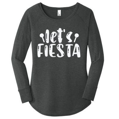 Let's Fiesta T Women's Perfect Tri Tunic Long Sleeve Shirt