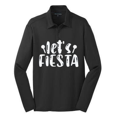 Let's Fiesta T Silk Touch Performance Long Sleeve Polo