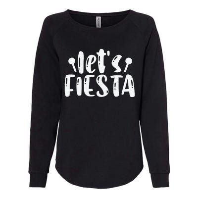 Let's Fiesta T Womens California Wash Sweatshirt