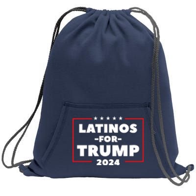 Latinos For Trump 2024 Sweatshirt Cinch Pack Bag