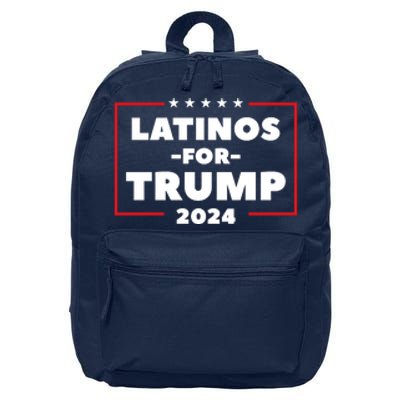 Latinos For Trump 2024 16 in Basic Backpack