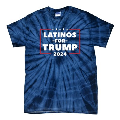 Latinos For Trump 2024 Tie-Dye T-Shirt