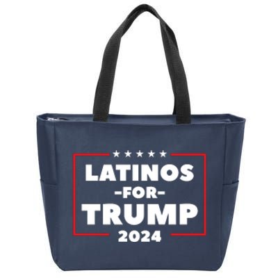 Latinos For Trump 2024 Zip Tote Bag