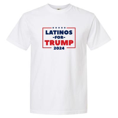 Latinos For Trump 2024 Garment-Dyed Heavyweight T-Shirt