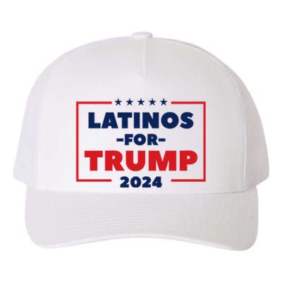 Latinos For Trump 2024 Yupoong Adult 5-Panel Trucker Hat