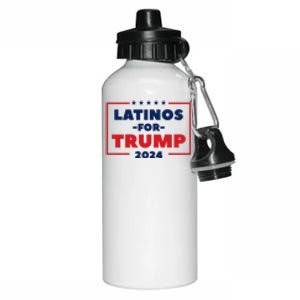 Latinos For Trump 2024 Aluminum Water Bottle