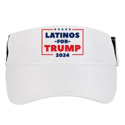 Latinos For Trump 2024 Adult Drive Performance Visor