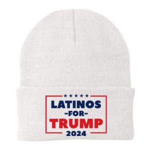 Latinos For Trump 2024 Knit Cap Winter Beanie