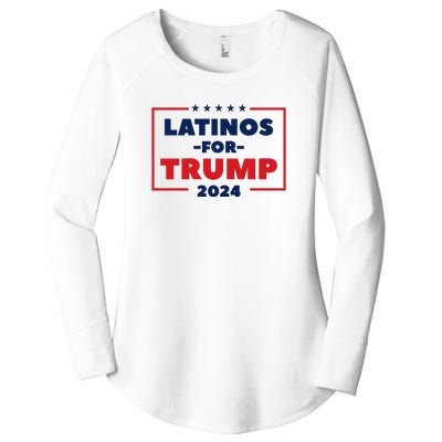 Latinos For Trump 2024 Women's Perfect Tri Tunic Long Sleeve Shirt