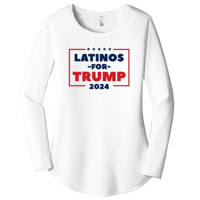 Latinos For Trump 2024 Women's Perfect Tri Tunic Long Sleeve Shirt