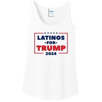 Latinos For Trump 2024 Ladies Essential Tank