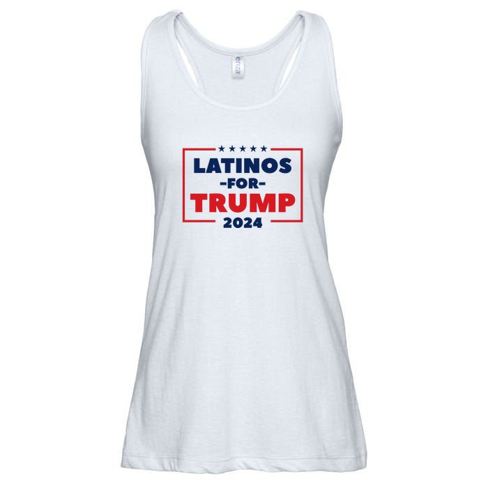 Latinos For Trump 2024 Ladies Essential Flowy Tank