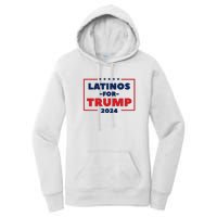 Latinos For Trump 2024 Women's Pullover Hoodie