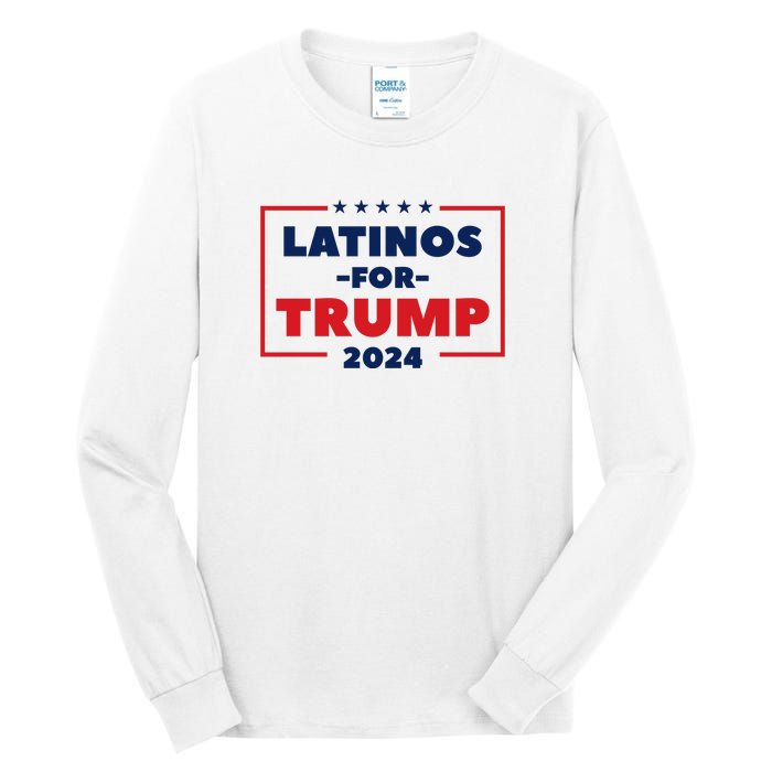 Latinos For Trump 2024 Tall Long Sleeve T-Shirt