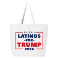 Latinos For Trump 2024 25L Jumbo Tote