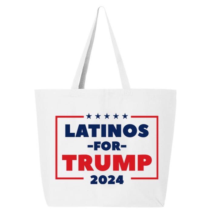 Latinos For Trump 2024 25L Jumbo Tote