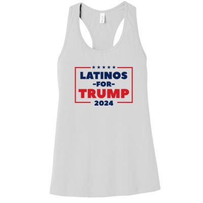 Latinos For Trump 2024 Women's Racerback Tank