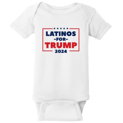 Latinos For Trump 2024 Baby Bodysuit