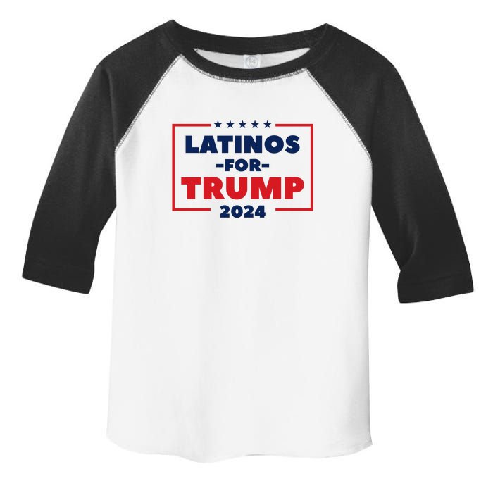 Latinos For Trump 2024 Toddler Fine Jersey T-Shirt