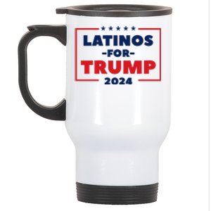 Latinos For Trump 2024 Stainless Steel Travel Mug