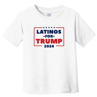 Latinos For Trump 2024 Toddler T-Shirt