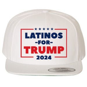 Latinos For Trump 2024 Wool Snapback Cap