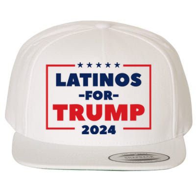 Latinos For Trump 2024 Wool Snapback Cap