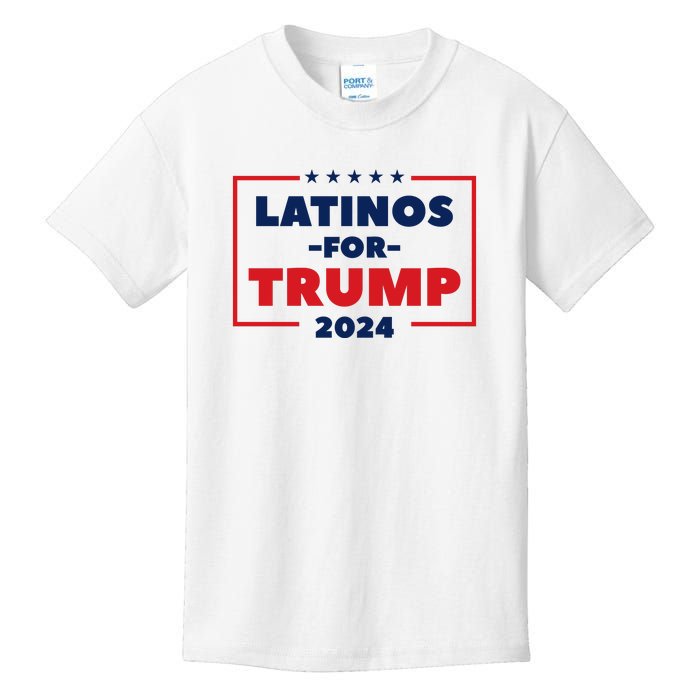 Latinos For Trump 2024 Kids T-Shirt