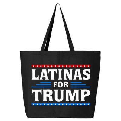 Latinas For Trump 2024 Election 25L Jumbo Tote