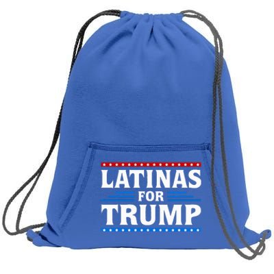 Latinas For Trump 2024 Election Sweatshirt Cinch Pack Bag