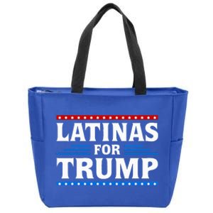 Latinas For Trump 2024 Election Zip Tote Bag