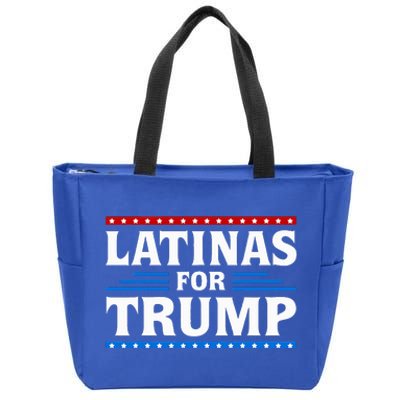 Latinas For Trump 2024 Election Zip Tote Bag